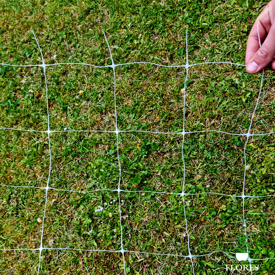 Ipaši izturīgs ziedu/augu atbalsta Tīkls - 12,5 x 12,5 x 100cm