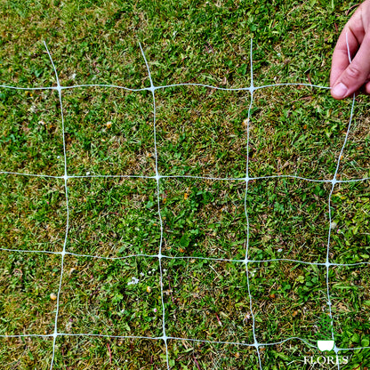 Ipaši izturīgs ziedu/augu atbalsta Tīkls - 12,5 x 12,5 x 100cm